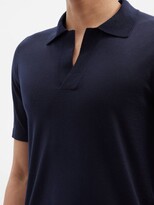 Thumbnail for your product : Gabriela Hearst Stendhal Cashmere Polo Shirt - Navy