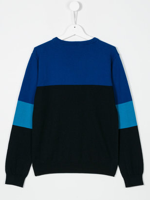 Paul Smith Junior teen colour block sweater