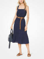 Thumbnail for your product : Michael Kors Tiered Eyelet Cotton Dress