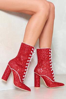 Nasty Gal Brilliant Disguise Glitter Boot