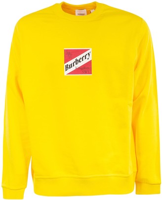 burberry logo print sweatshirt