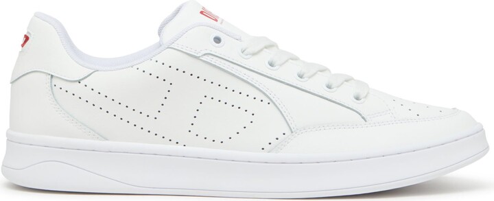S-Dakota-Leather sneakers with perforated logo