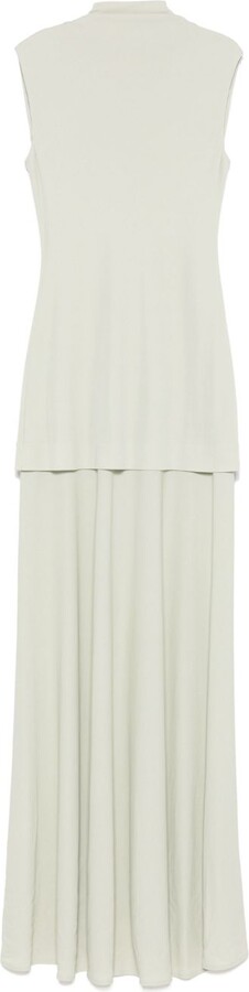 Jil Sander Crepe Maxi Dress
