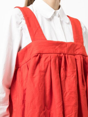 COMME DES GARÇONS GIRL Ruched-Detail Sleeveless Dress