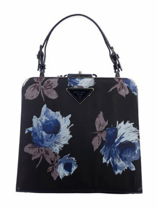 prada spazzolato frame bag