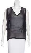 Thumbnail for your product : Dries Van Noten Sheer Sleeveless Top
