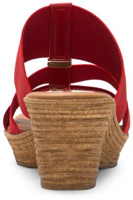 Italian Shoemakers Cut-Out Wedge Sandals