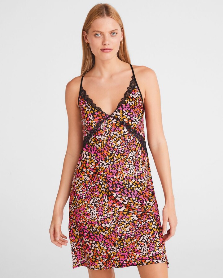 Ted Baker Heart Print Chemise in Black - ShopStyle Pajamas