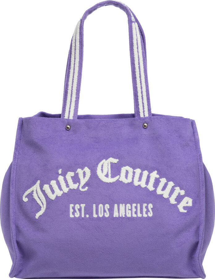 VINTAGE JUICY COUTURE Handbag Regal Couture Party Le Francais Purple Purse  Suede $161.47 - PicClick
