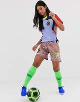 Thumbnail for your product : ASOS 4505 4505 football short with dolphin hem in animal print