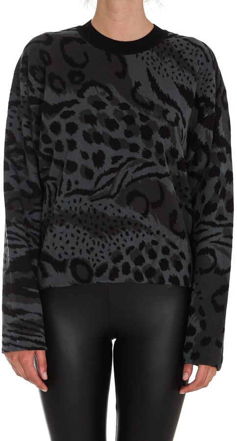 kenzo leopard sweater