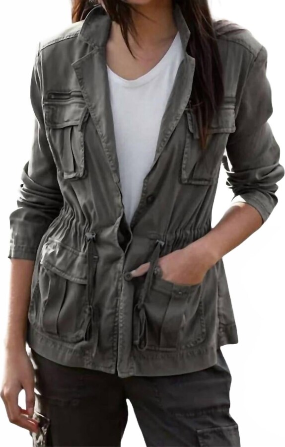 Marrakech Nola Utility Jacket In Grey