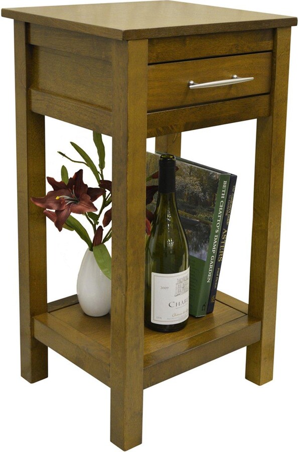 Watsons 'Regia' Solid Wood Storage Telephone End Bedside Table