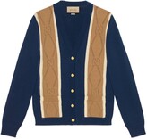 Thumbnail for your product : Gucci GG stitch cotton cardigan