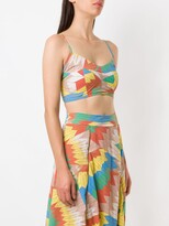 Thumbnail for your product : AMIR SLAMA Cropped Printed Top