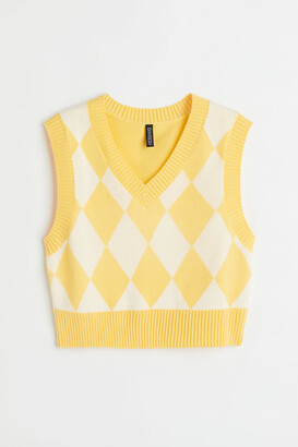 H&M Jacquard-knit sweater vest