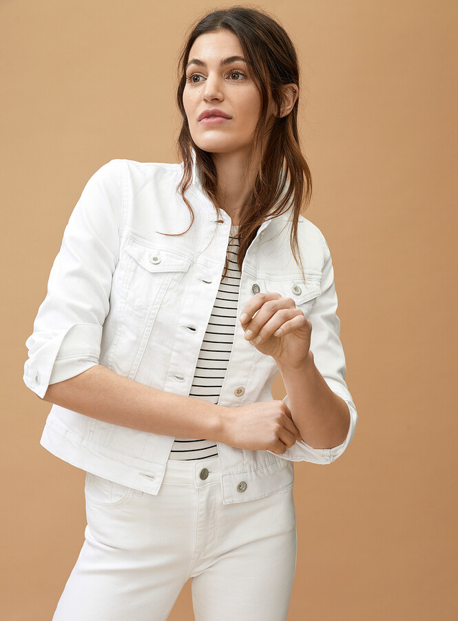 Mavi Jeans White Samantha denim jacket 
