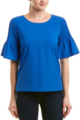 French Connection Flutter Sleeve Top
