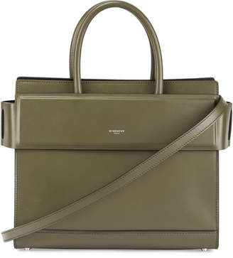 Givenchy Horizon Small Leather Tote Bag, Army Green
