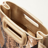 Thumbnail for your product : Maje Mini M bag in python leather