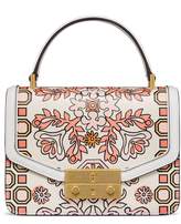 Thumbnail for your product : Tory Burch JULIETTE PRINTED MINI TOP-HANDLE SATCHEL