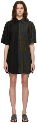 MM6 MAISON MARGIELA Black Combo Stripe Dress