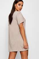 Thumbnail for your product : boohoo Round Neck Tshirt Dress