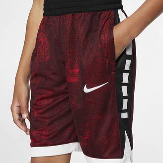 Nike Boys' Printed Basketball Shorts Dri-FIT Elite