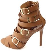 Thumbnail for your product : Dollhouse Strappy Belted Single Sole Heels