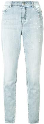 Marc Cain faux-pearl embellished jeans