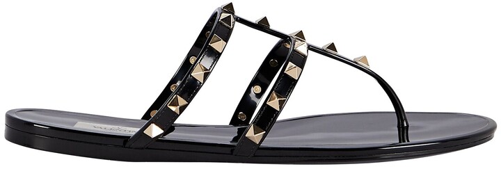 Valentino Rockstud Jelly Sandals | Shop the world's largest collection of  fashion | ShopStyle
