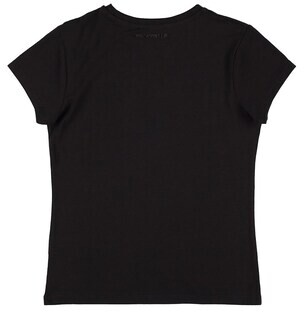 Karl Lagerfeld Paris Logo print organic cotton blend t-shirt