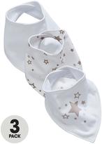 Thumbnail for your product : Ladybird Baby Unisex Bandana Style Dribble Bibs (3 Pack)