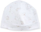 Thumbnail for your product : Kissy Kissy Toy Box Printed Pima Baby Hat, Beige/White