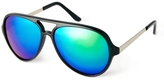 Thumbnail for your product : ASOS Plastic Aviator Sunglasses With Mirror Lens