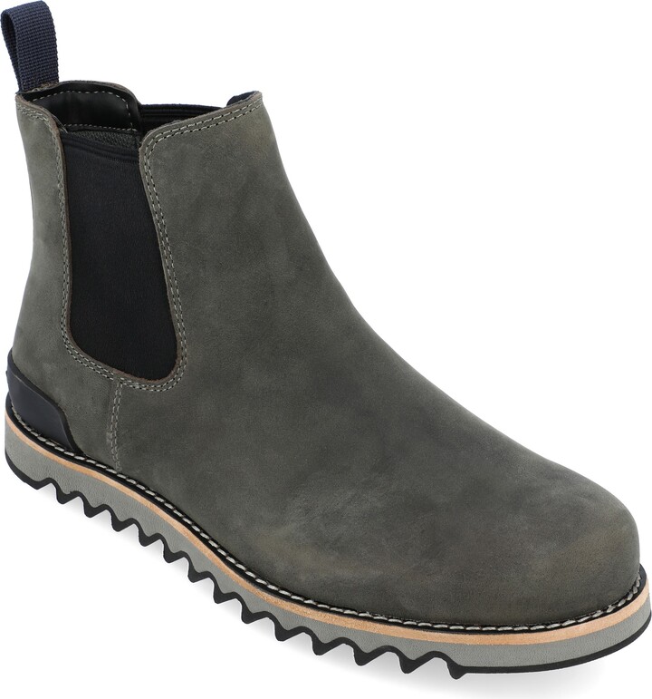 TERRITORY BOOTS Yellowstone Water Resistant Lug Chelsea Boot Wide