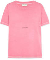 Thumbnail for your product : Saint Laurent Printed Cotton-jersey T-shirt