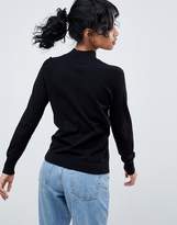 Thumbnail for your product : ASOS Design High Neck Jumper In Fine Knit