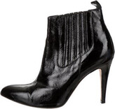 Thumbnail for your product : Brian Atwood Patent Leather Ankle Boots