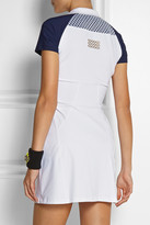 Thumbnail for your product : Monreal London Mesh-paneled stretch-jersey dress