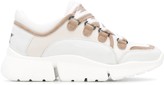 Thumbnail for your product : Lorena Antoniazzi Striped Lace Low-Top Sneakers