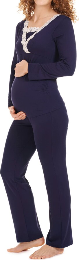 Gonna Maternità Herzmutter A Matita - Mini Con Doppio Strato Sulla Pancia, Viscosa Elastan - Foto 9