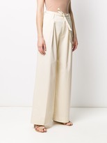 Thumbnail for your product : Forte Forte High-Waisted Pleated Trousers