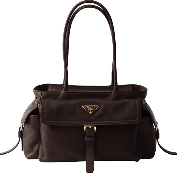 Prada Explore Medium Nappa Leather Tote Bag