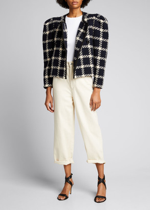 isabel marant plaid blazer