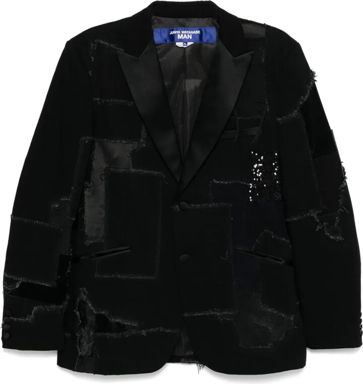 junya watanabe patchwork blazer