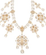 Thumbnail for your product : Dolce & Gabbana Crystal-drop Necklace - Gold