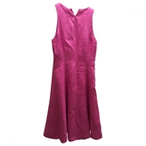 Thumbnail for your product : Ralph Lauren COLLECTION Pink Linen Dress