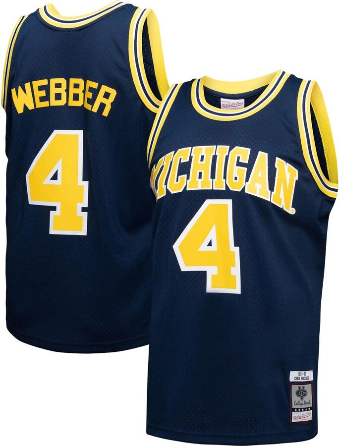 Mitchell & Ness Men's Chris Webber Golden State Warriors City
