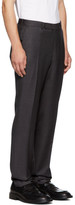 Thumbnail for your product : Ermenegildo Zegna Purple Wool and Silk Trousers